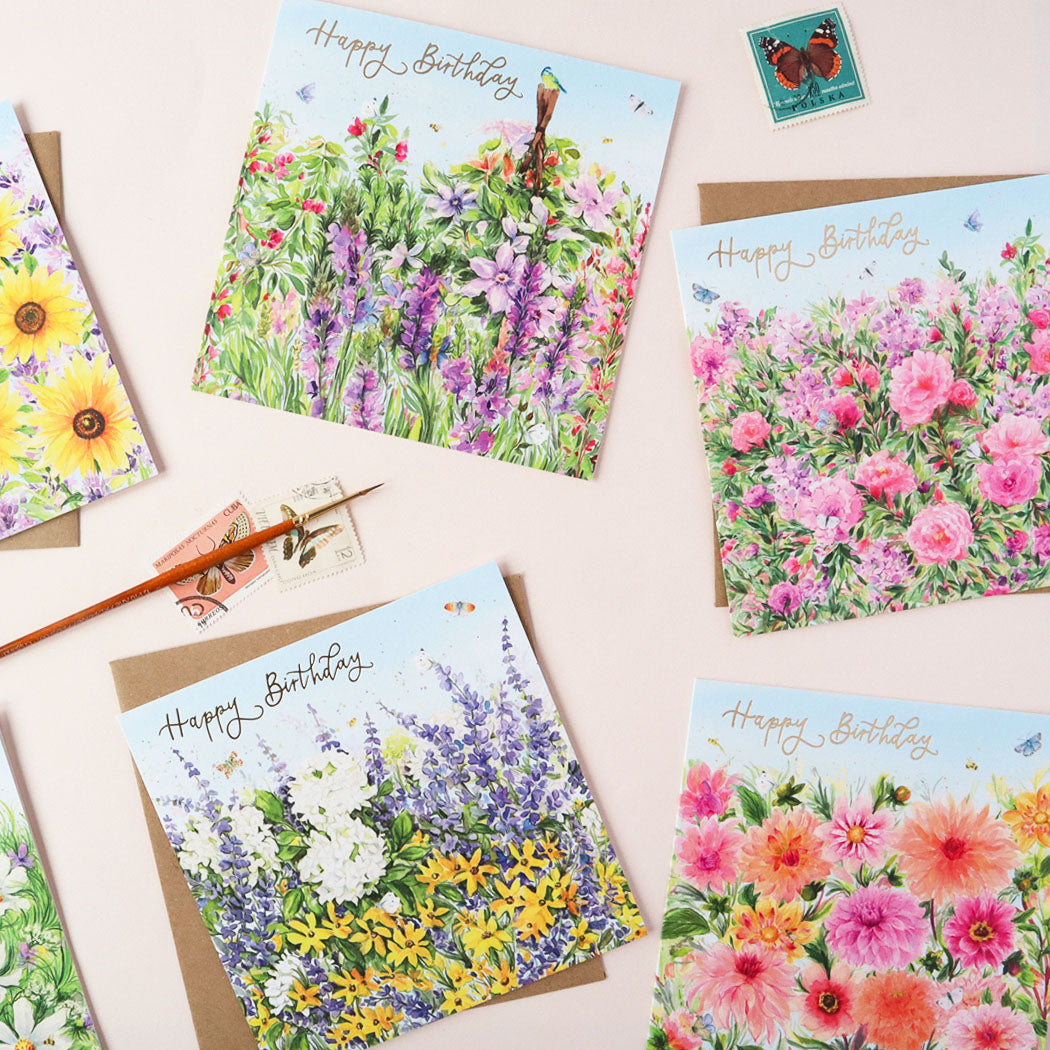 The Kitchen Garden Gold Foil Card