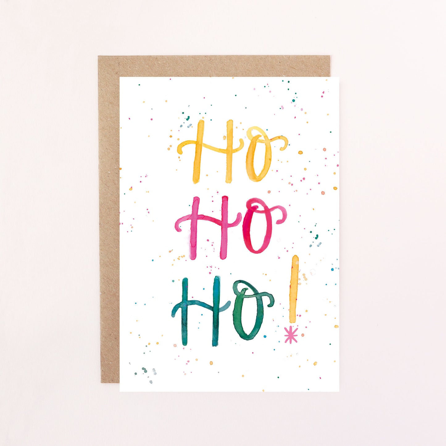 Ho Ho Ho! Christmas Quote Greetings Card