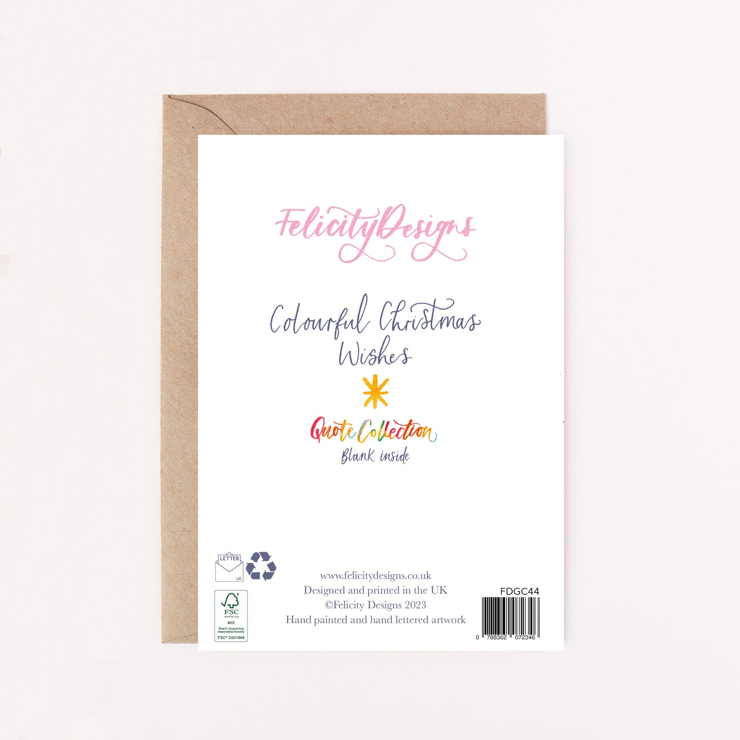 Noel Noel Noel Christmas Quote Greetings Card