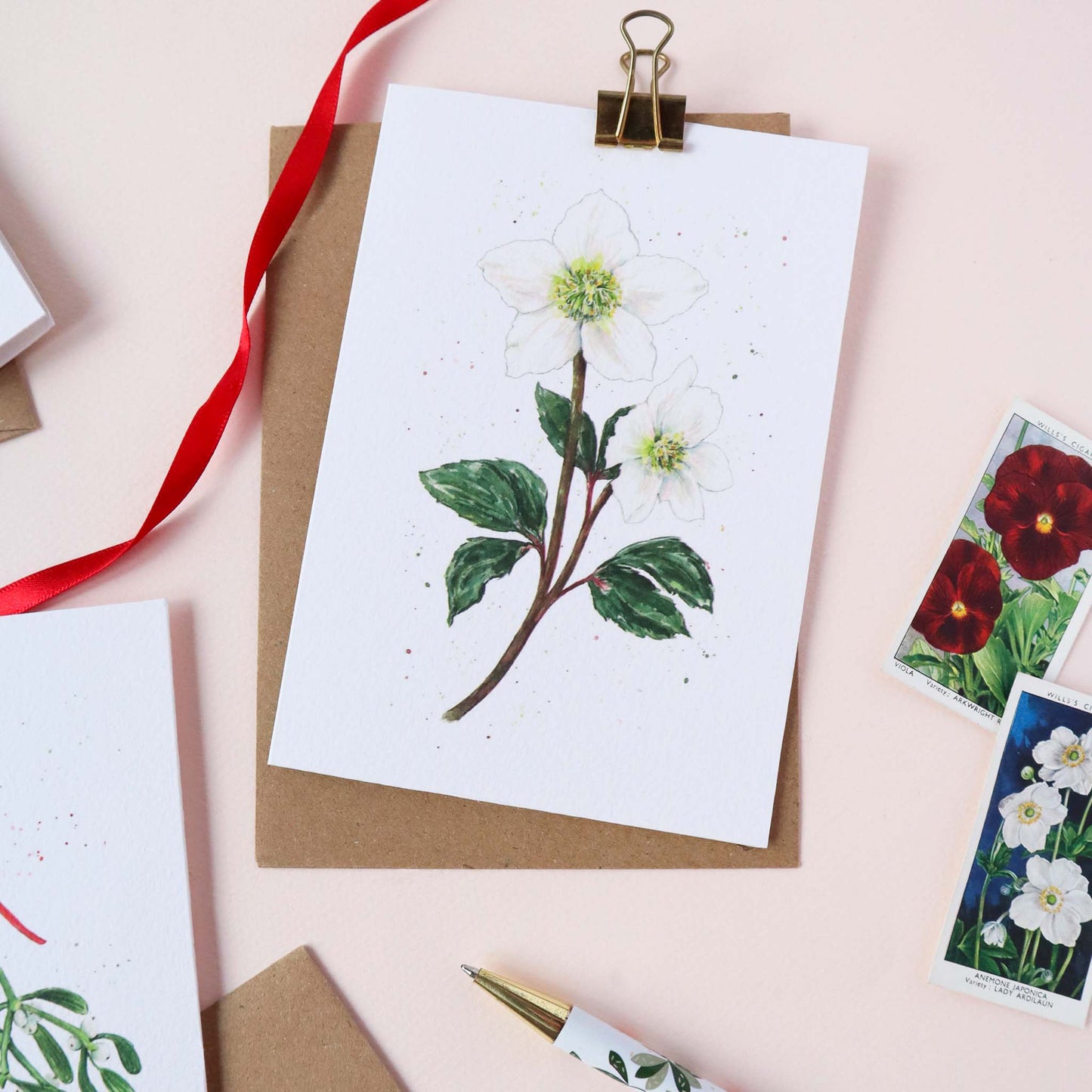 Helleborus Greetings Card