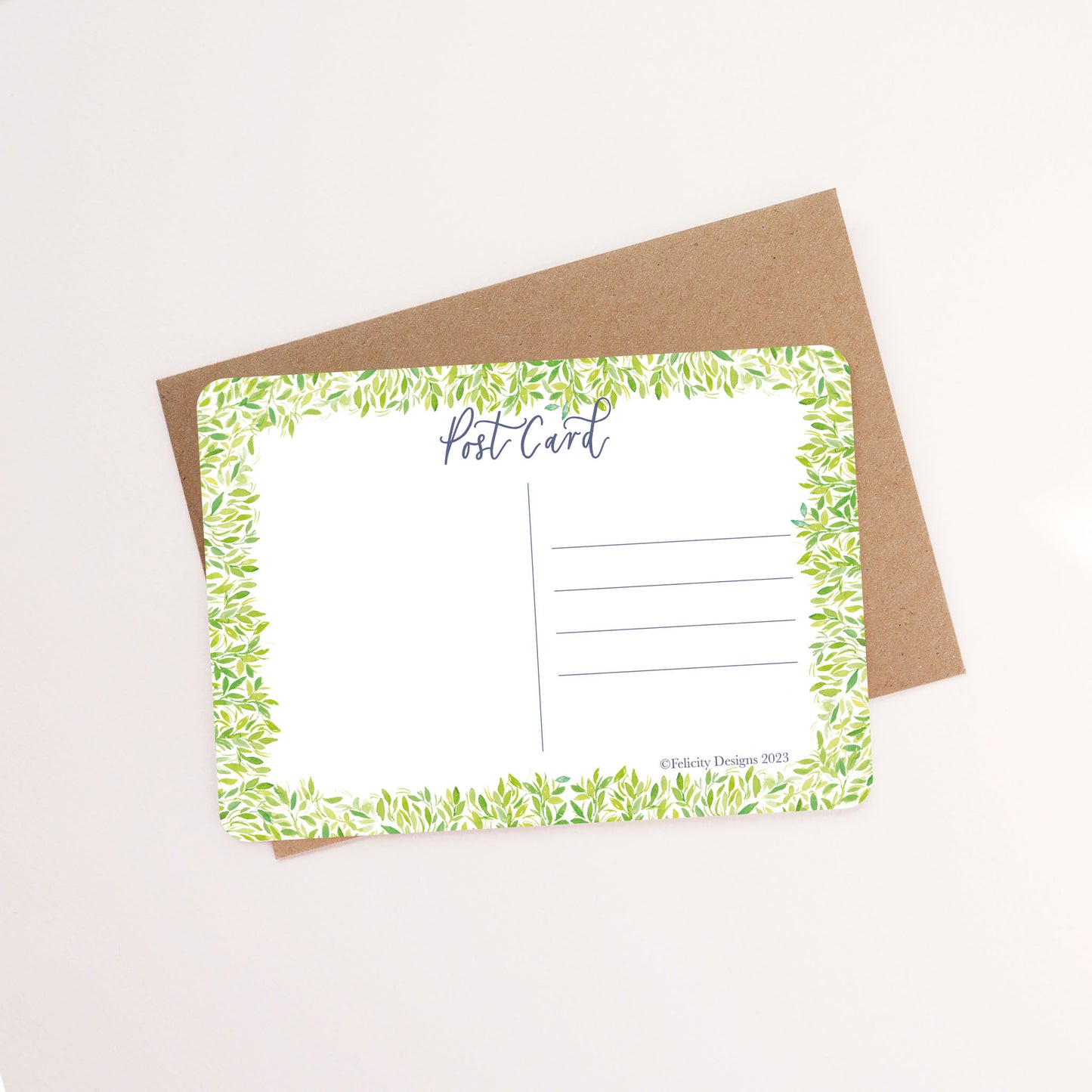 English Garden Light Red Rose Postcard