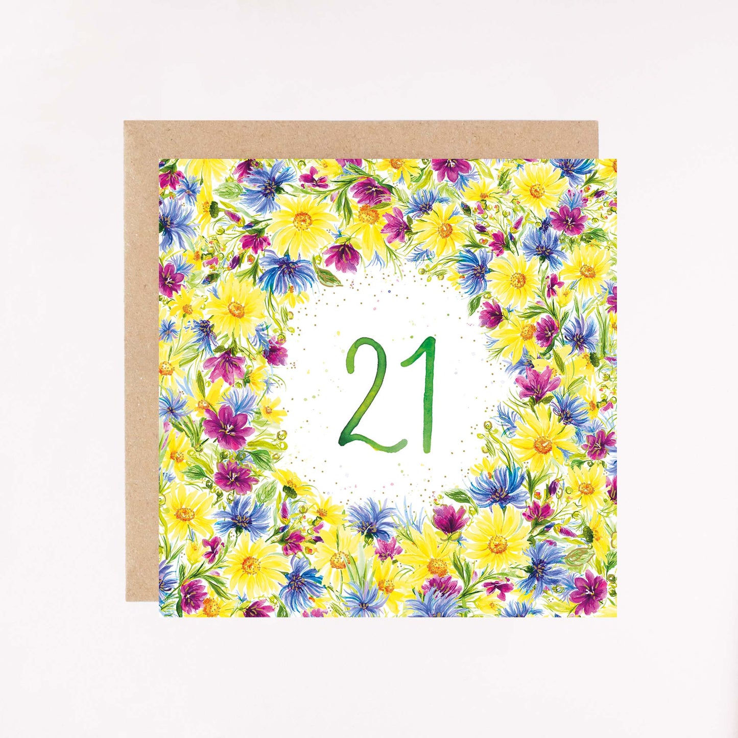 Age 21 Foil Greetings Card