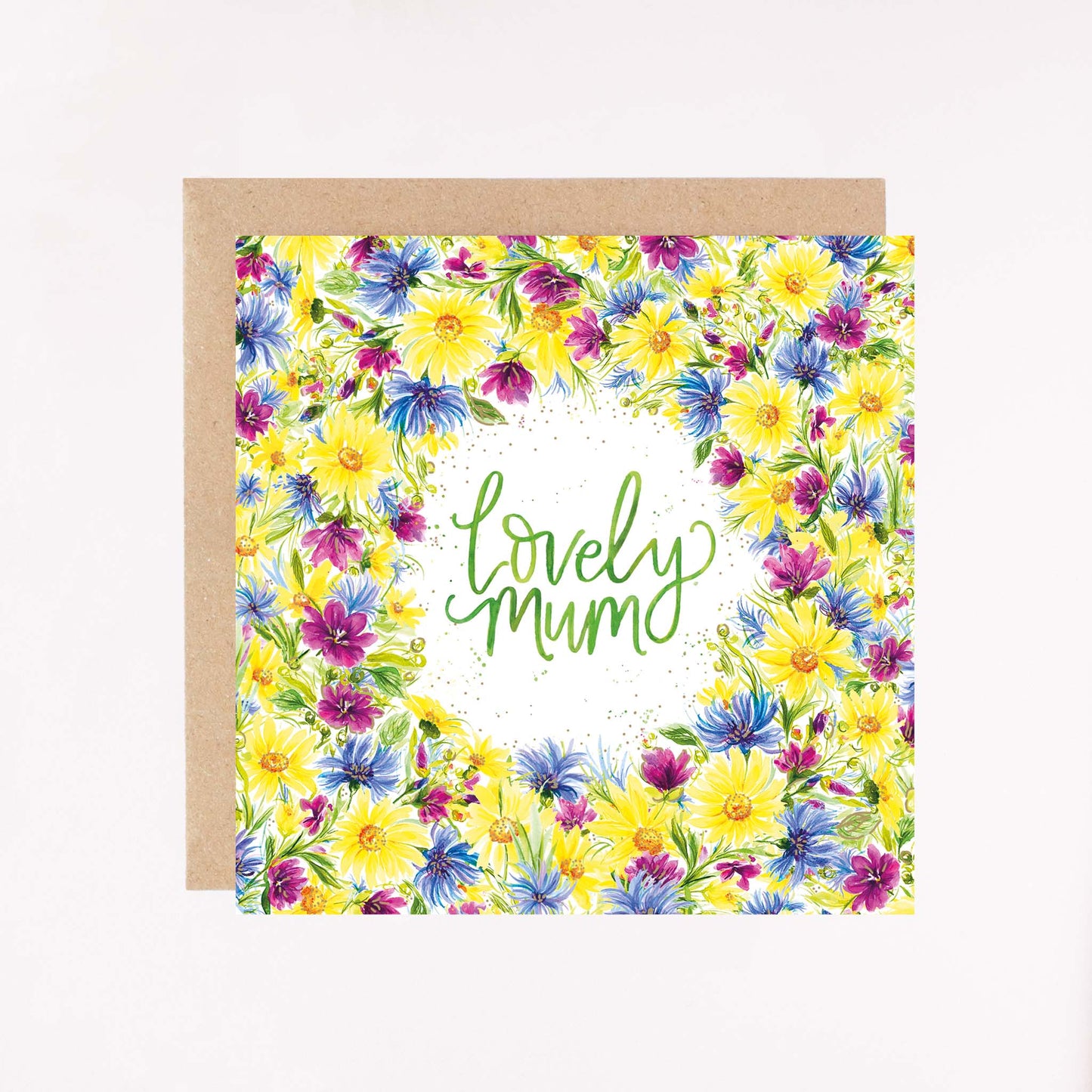 Lovely Mum Foil Greetings Card