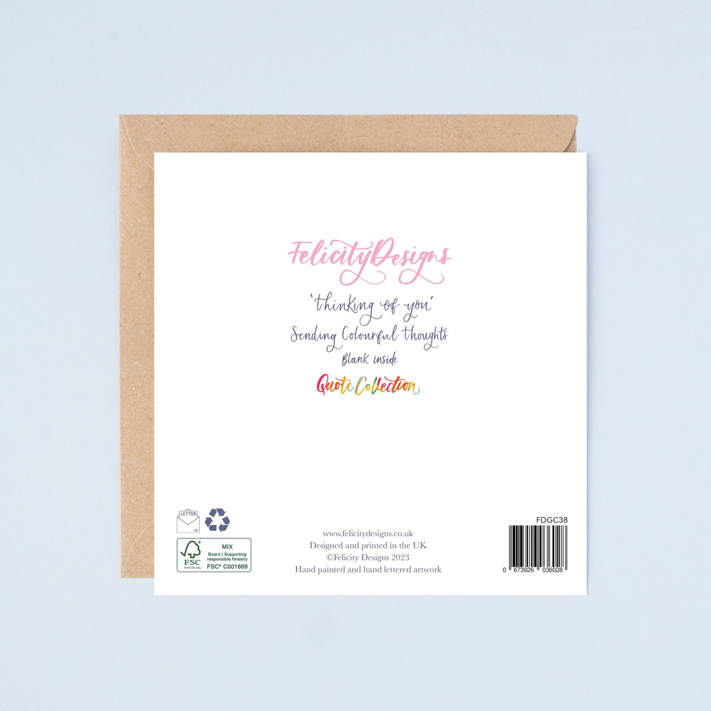 Thinking of You Greetings Card