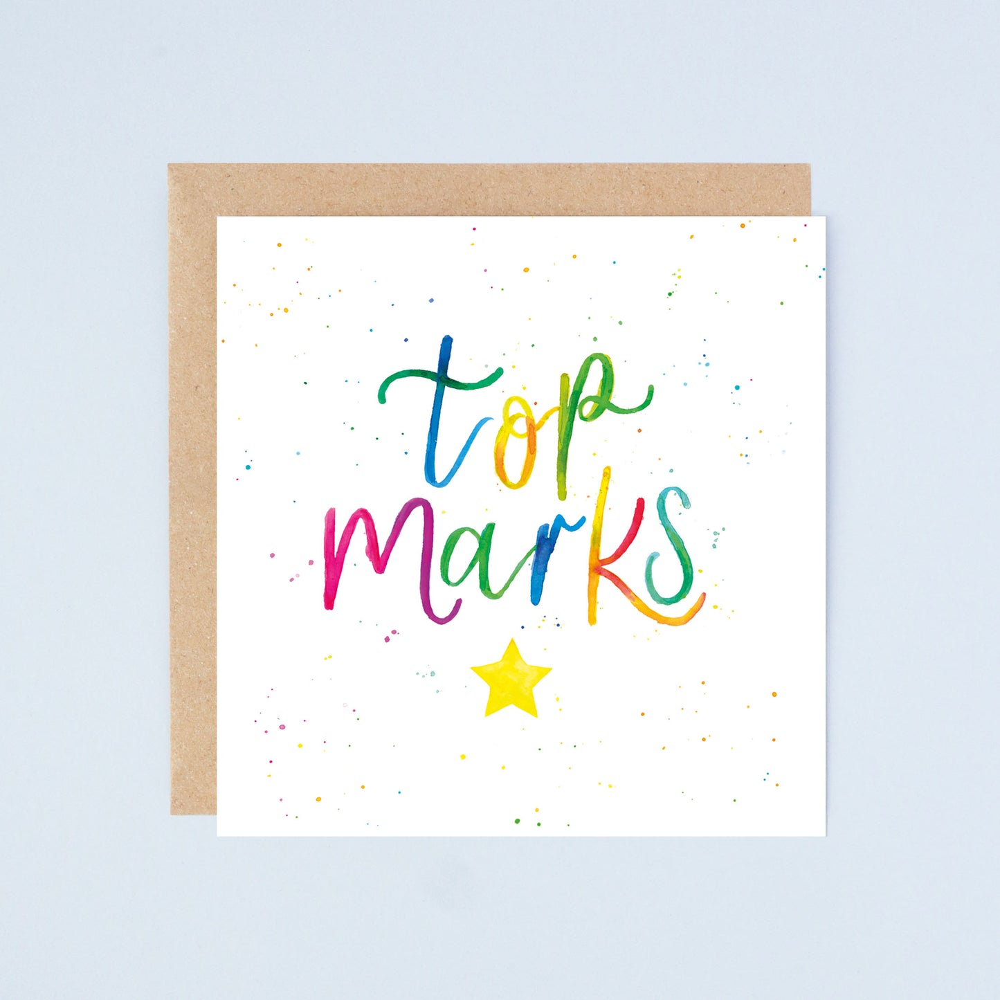 Top Marks Greetings Card