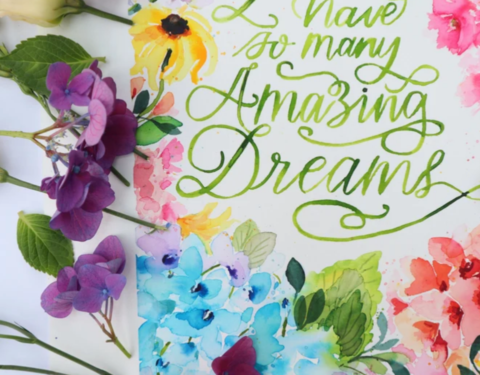 "I Have So Many Amazing Dreams" Giclee Fine Art Print
