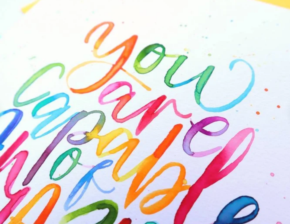 "You Are Capable Of Amazing Things" Giclee Fine Art Print