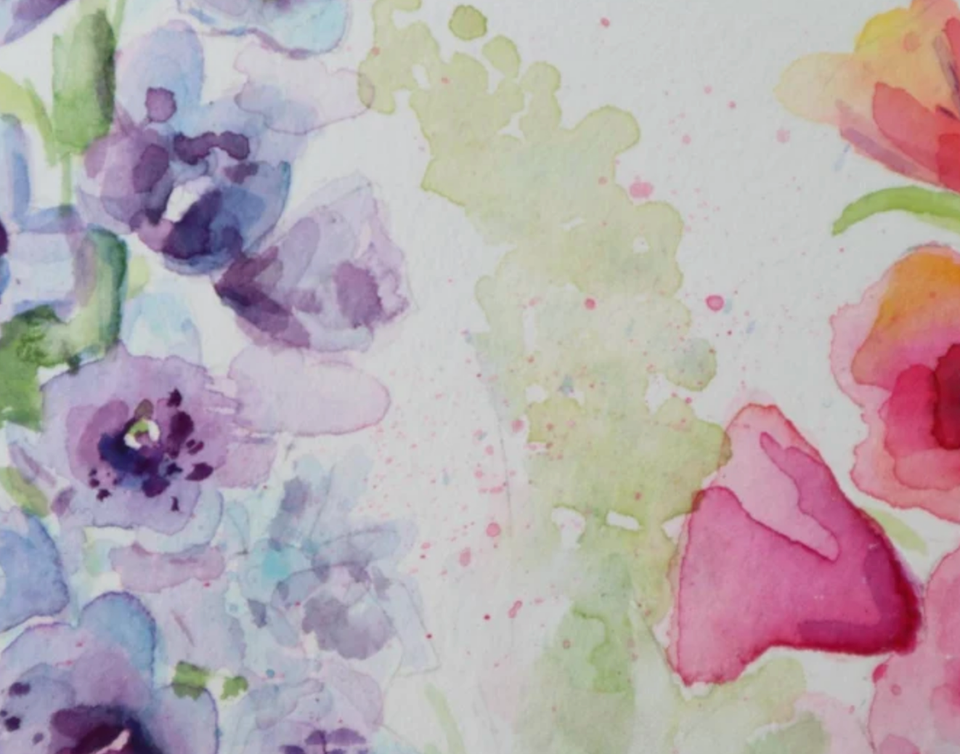 "Foxgloves In Bloom" Giclee Fine Art Print