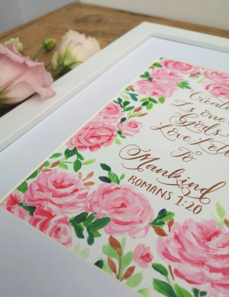 "Creation Is One Of Gods Love Letters" Giclee Fine Art Print