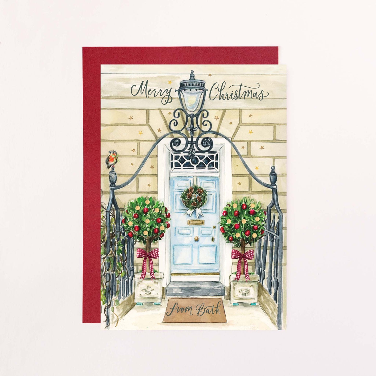 Merry Christmas from Bath Card