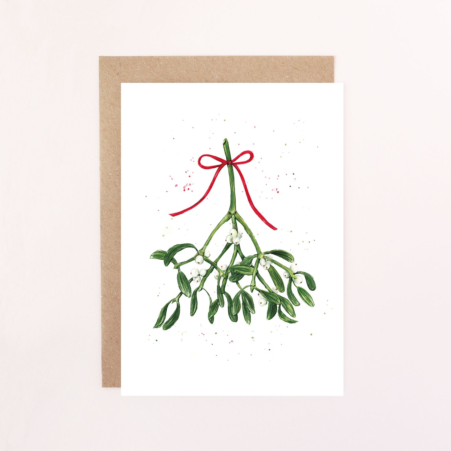Mistletoe Greetings Card
