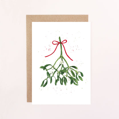 Mistletoe Greetings Card