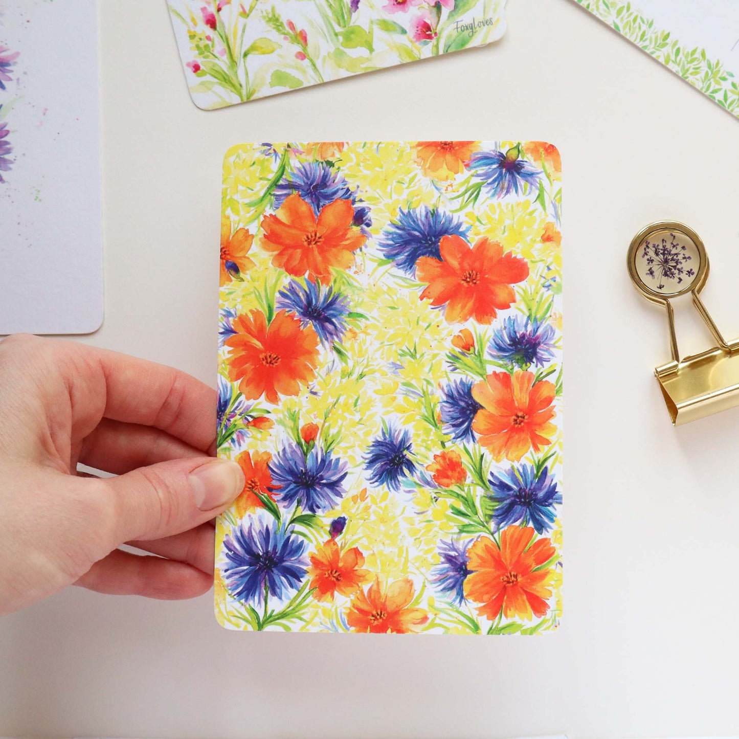 Summer Floral Burst Postcard