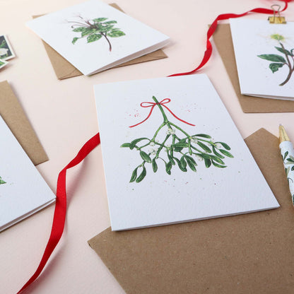 Mistletoe Greetings Card