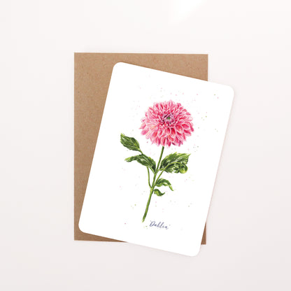 Dahlia Linda's Baby Postcard