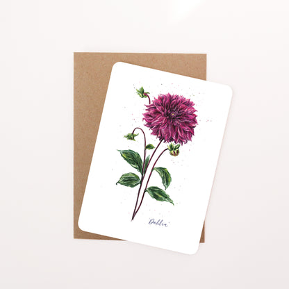 Dahlia Thomas Edison Postcard