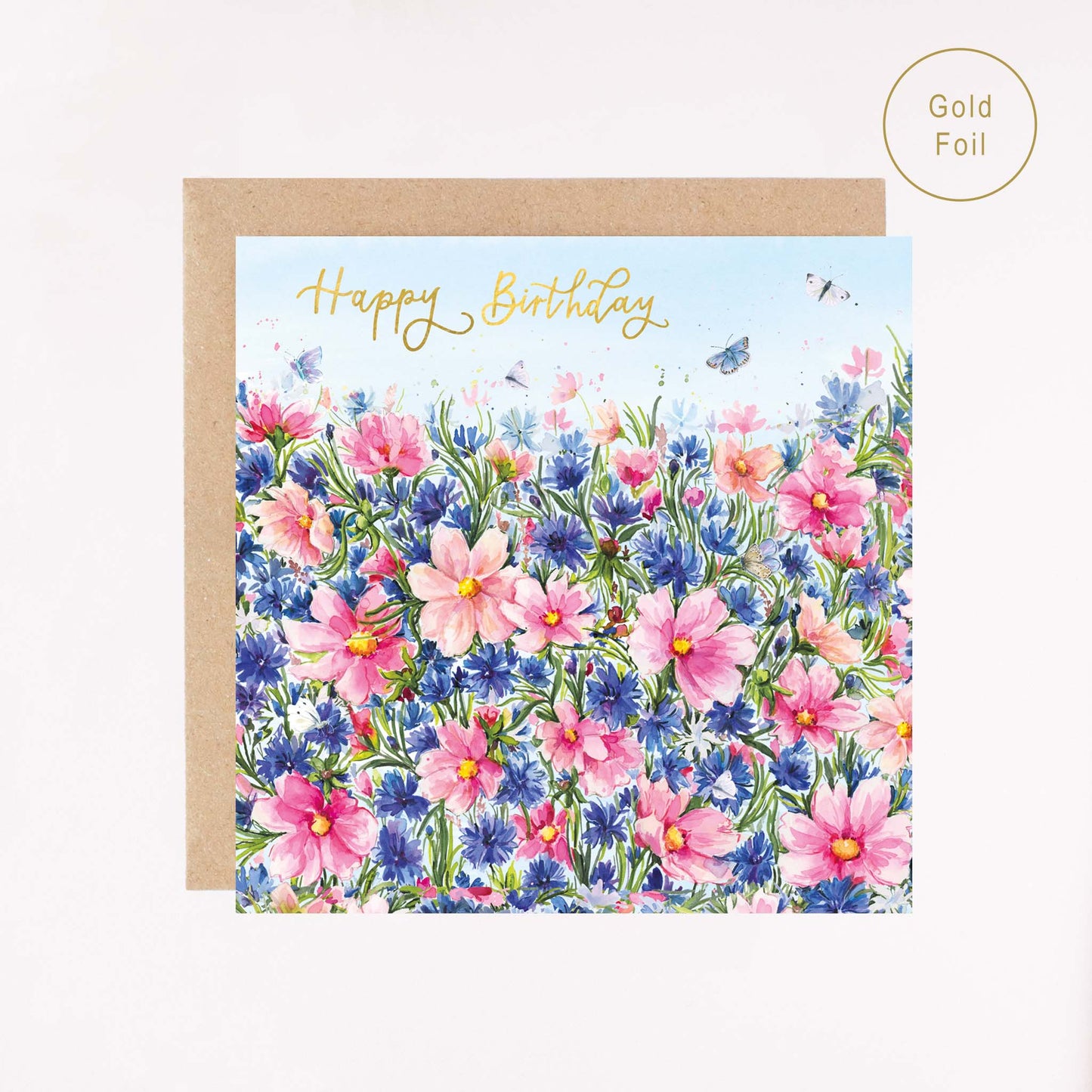 The Kitchen Garden Gold Foil Card