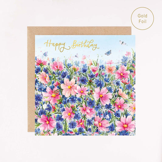 The Kitchen Garden Gold Foil Card