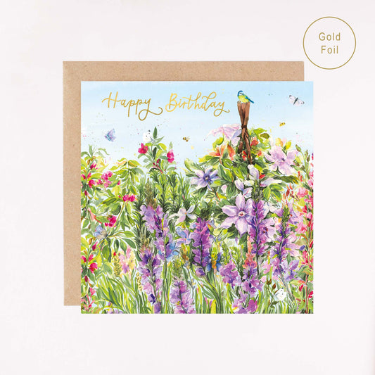 Summer at Sissinghurst Gold Foil Card