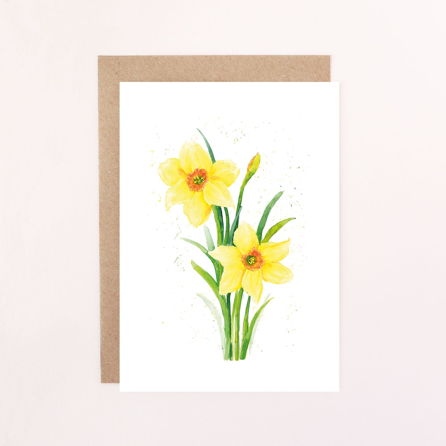 Daffodil Greetings Card