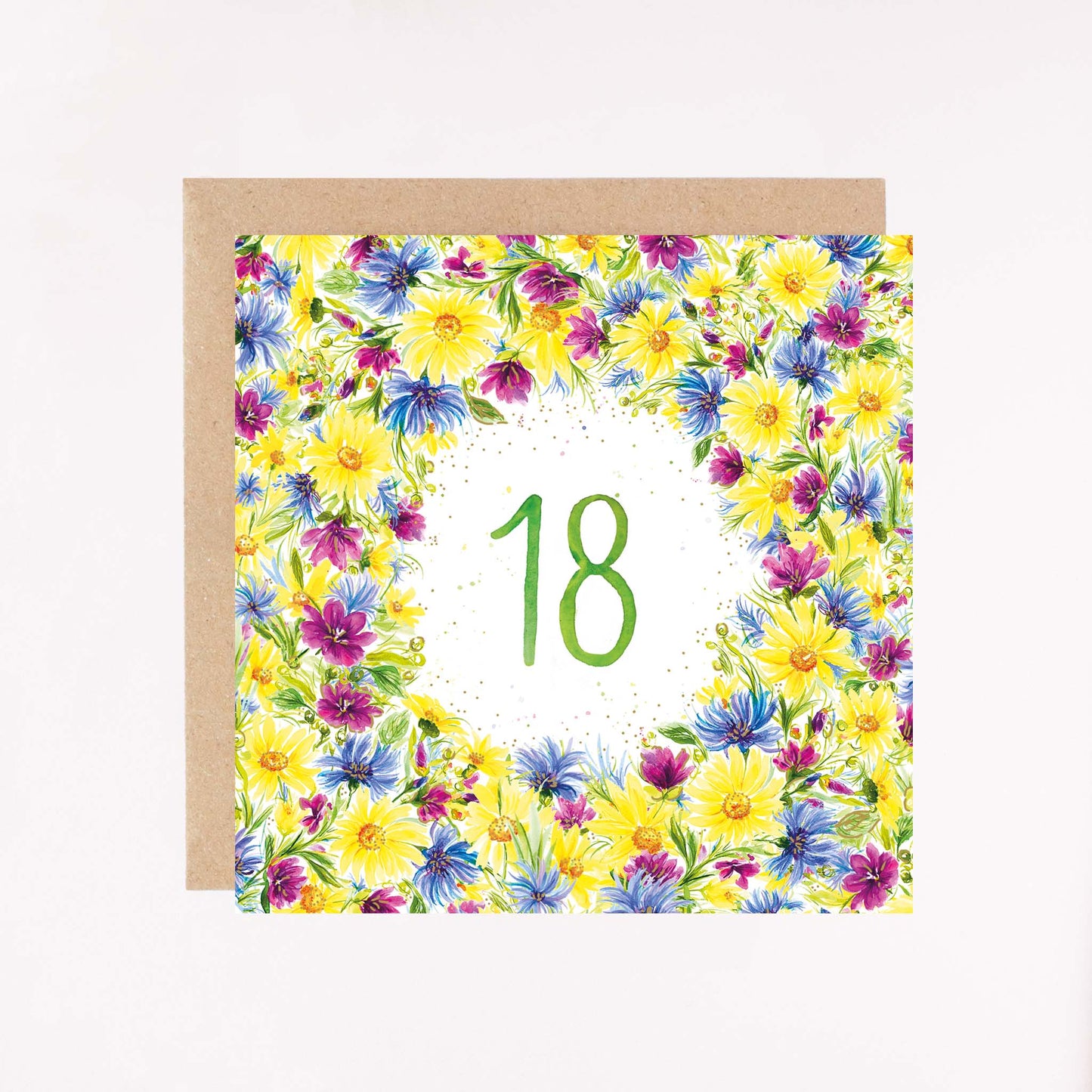 Age 18 Foil Greetings Card