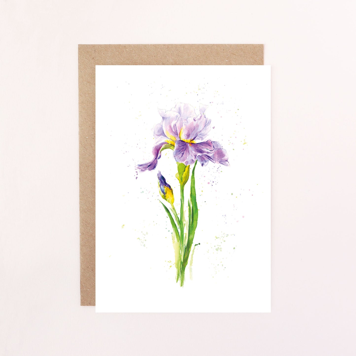 Iris Greetings Card