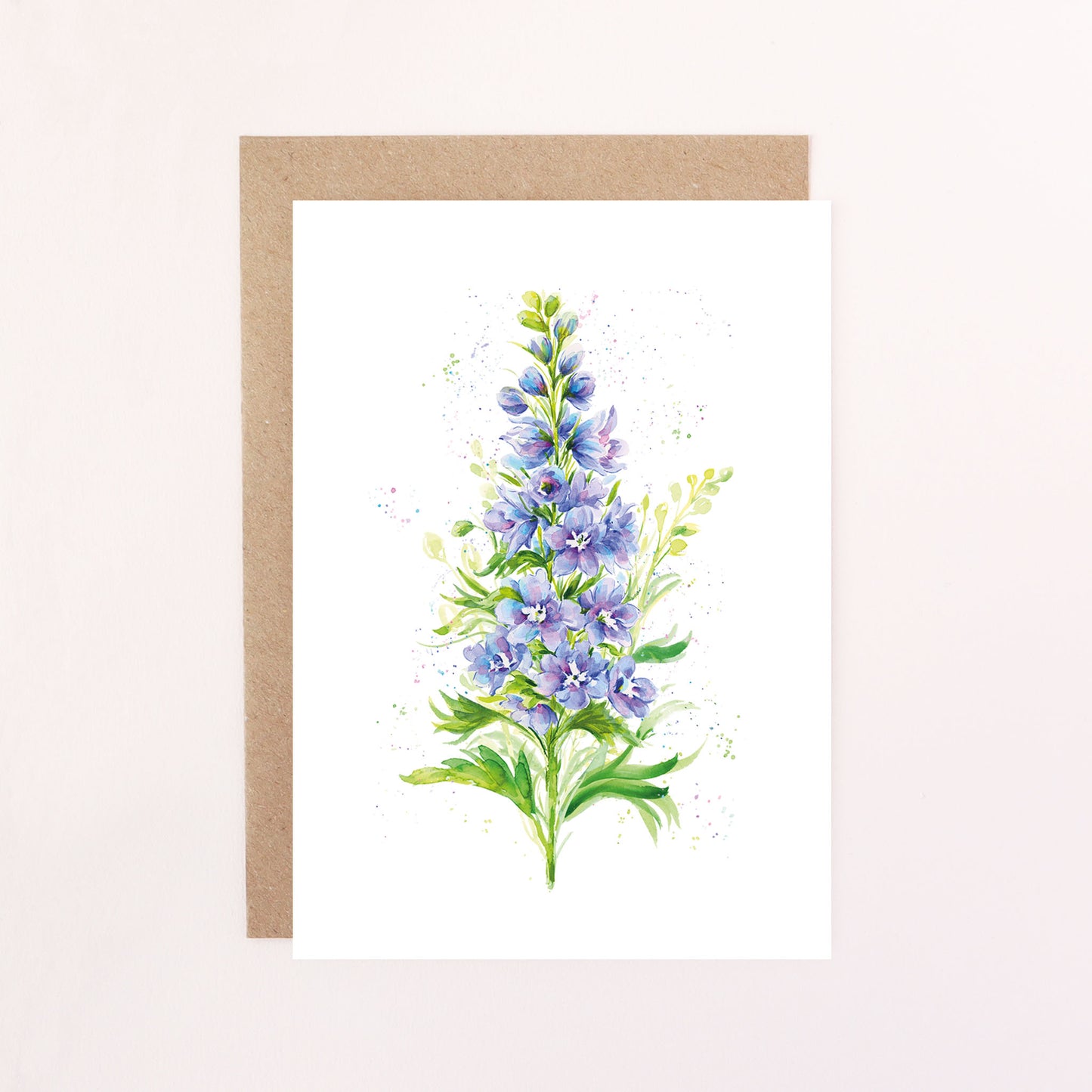 Larkspur Greetings Card