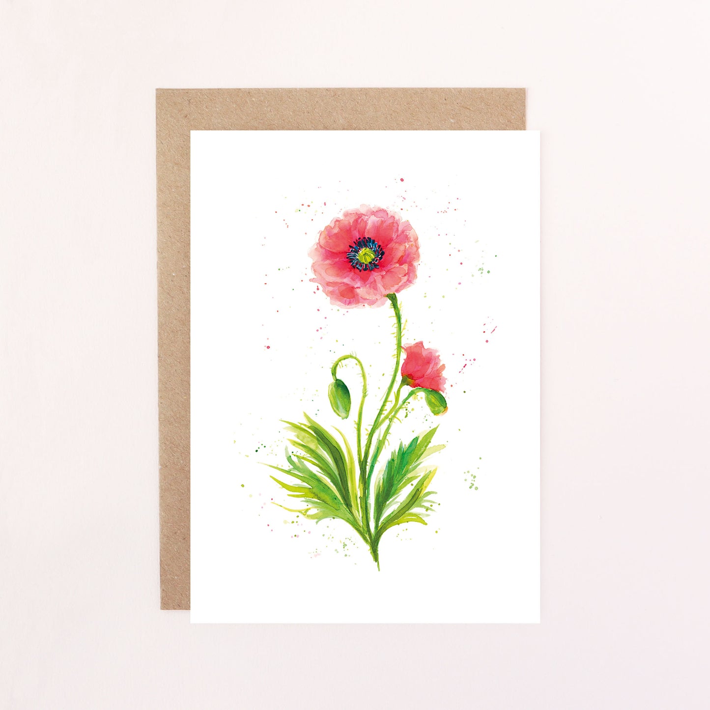 Poppy Greetings Card