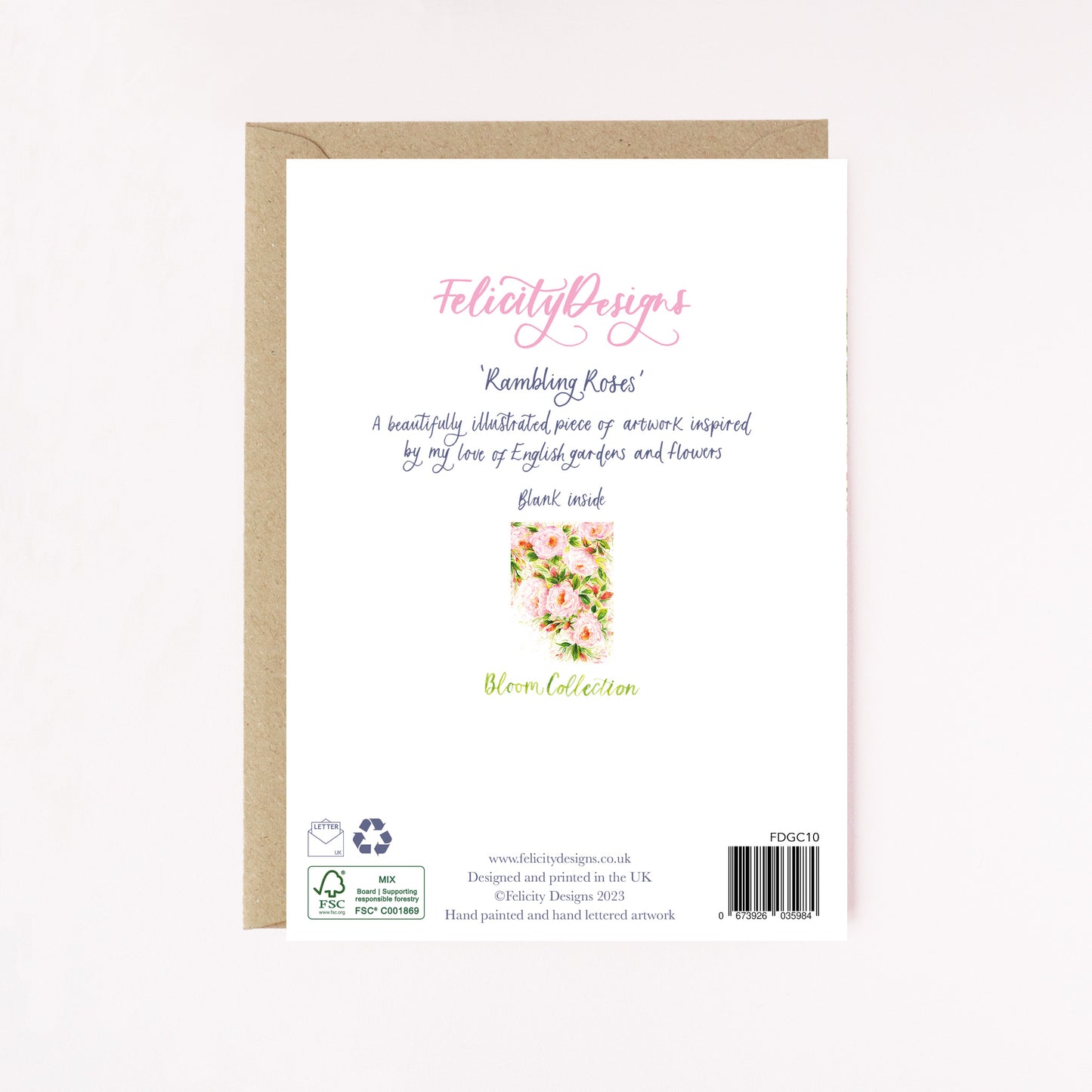 Rambling Roses Greetings Card