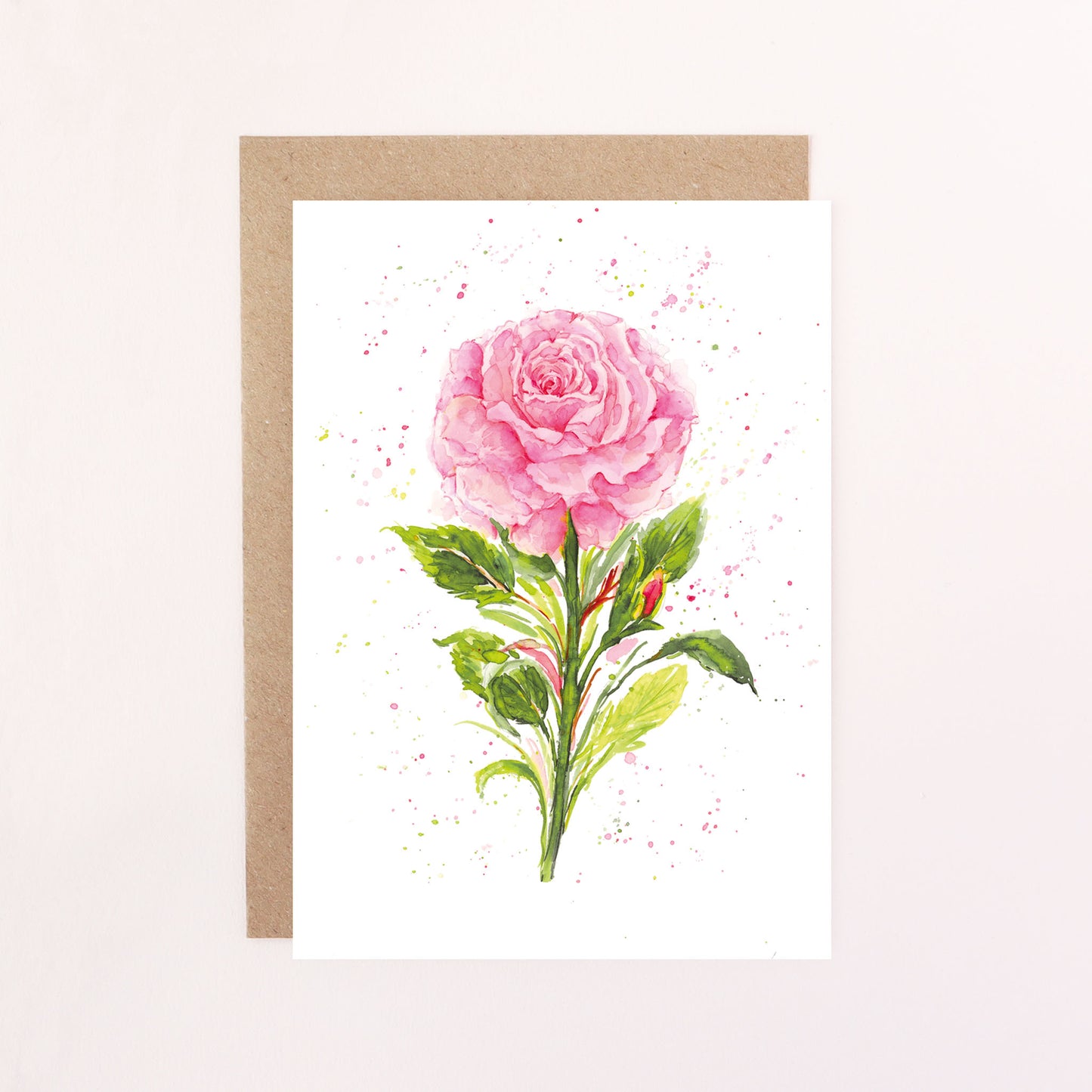 Rose Greetings Card