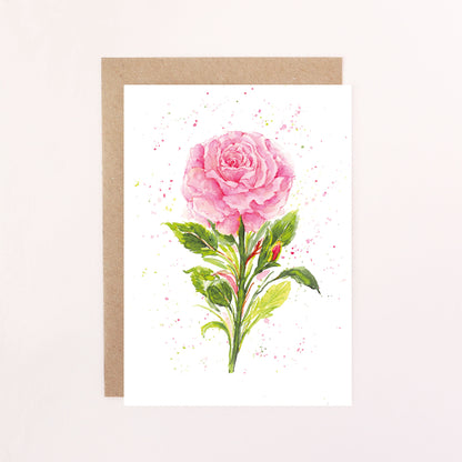 Rose Greetings Card