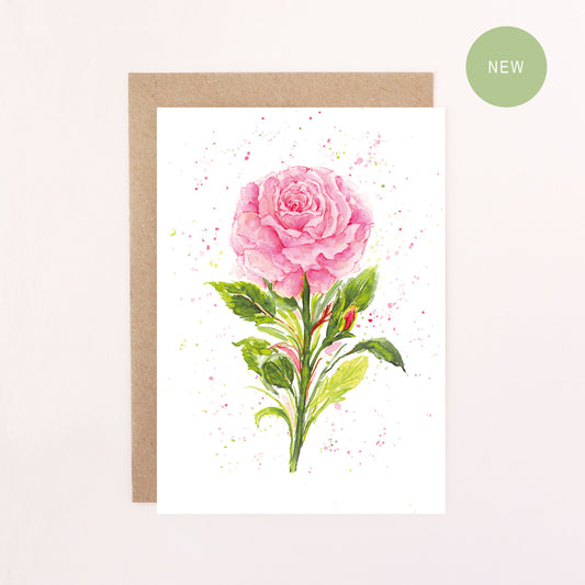 Rose Greetings Card