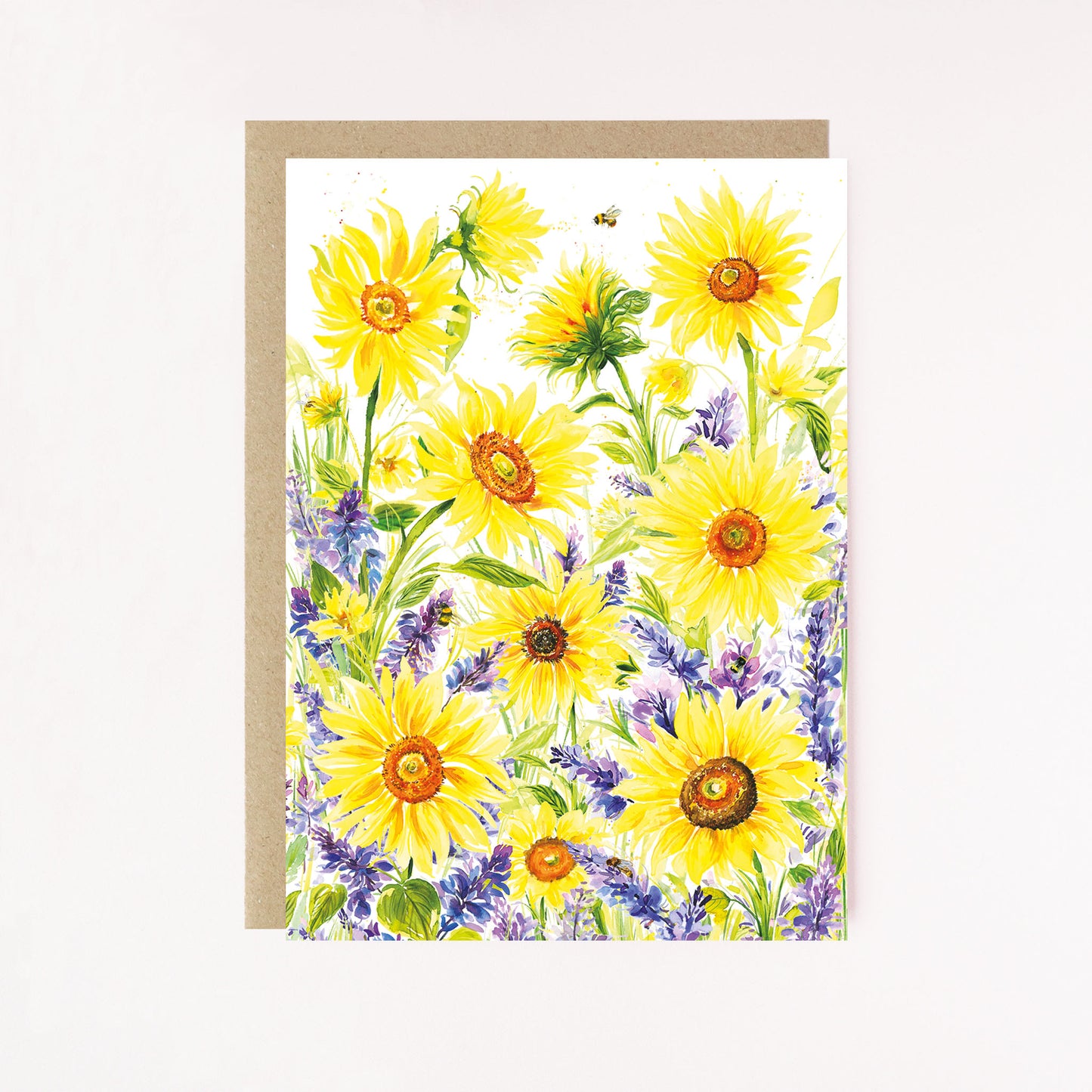 Sunflowers In Bloom Greetings Card