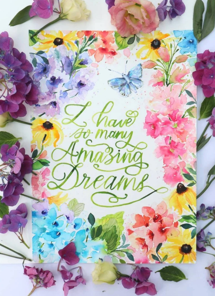 "I Have So Many Amazing Dreams" Giclee Fine Art Print